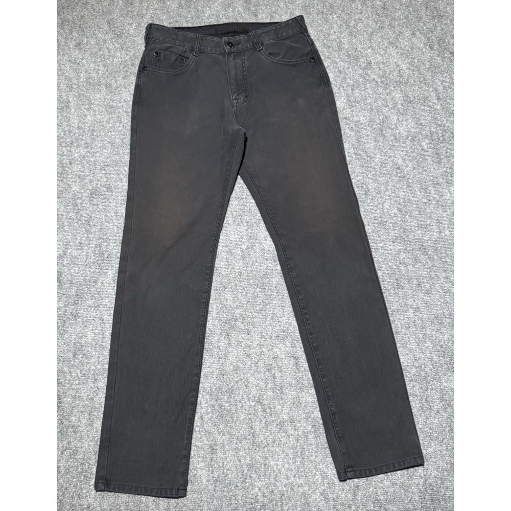 Edwin Jerseys Black Straight‎ Fit Jeans Men 30x31 Mid Rise Faded Wash Japan